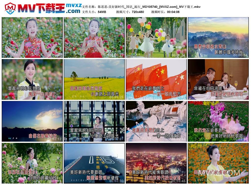 陈思思-美好新时代_国语_流行_MD105740